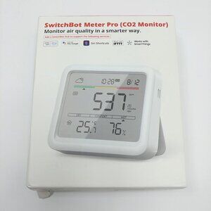 NEW SwitchBot Meter Pro CO2 Air Quality Monitor Built-in‎ Hygrometer/Thermometer